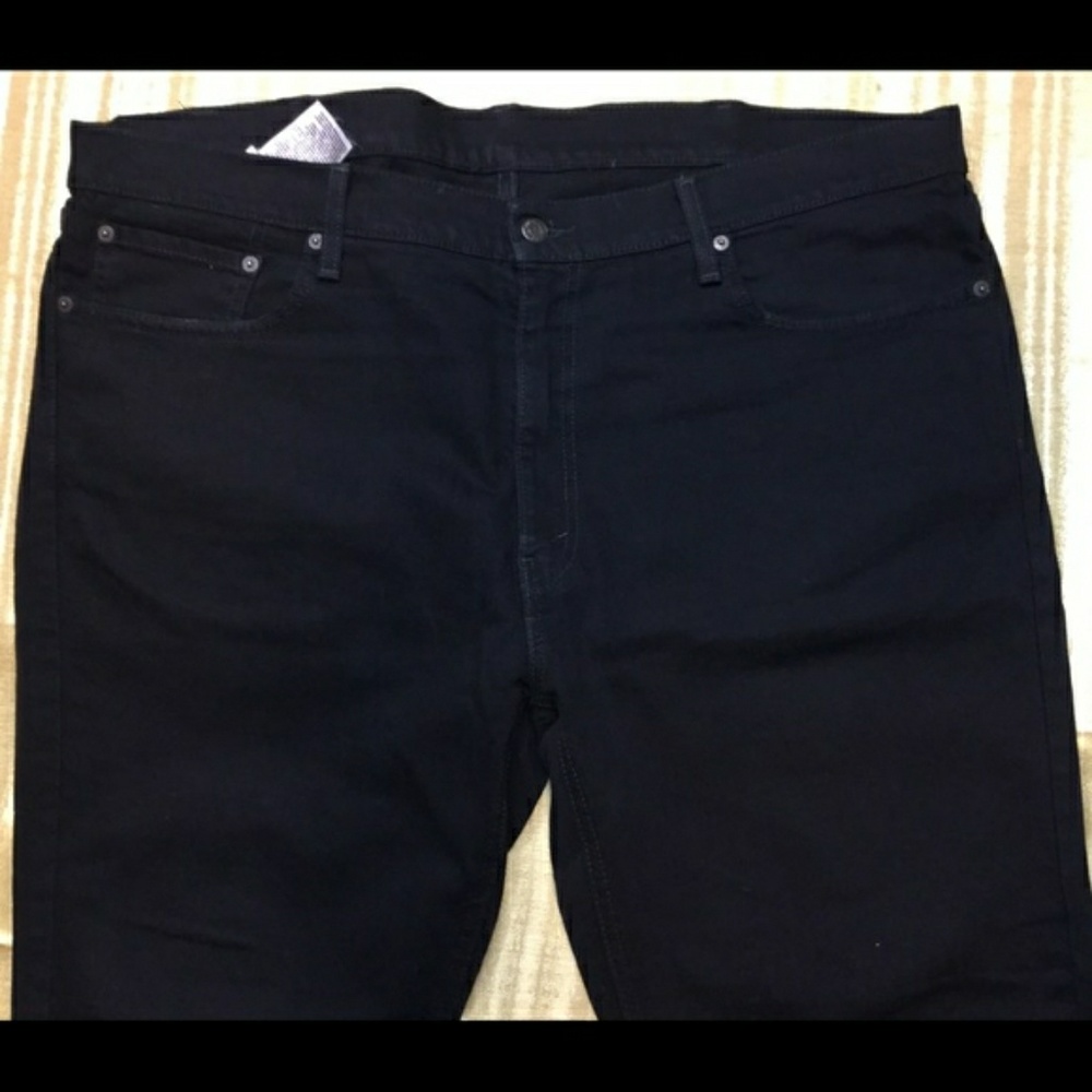 Mens Levis Black Jeans Size 40 x 30